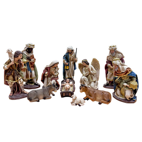 Nativity Set Resin - 11pcs - 300mm