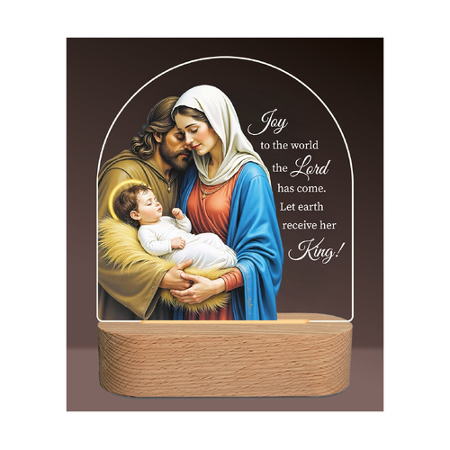 Divine Collection LED Plaque - Nativity