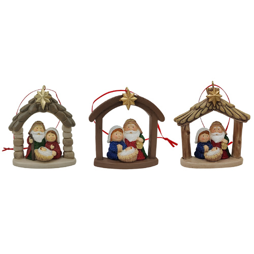 Kiddie Nativity Ornaments