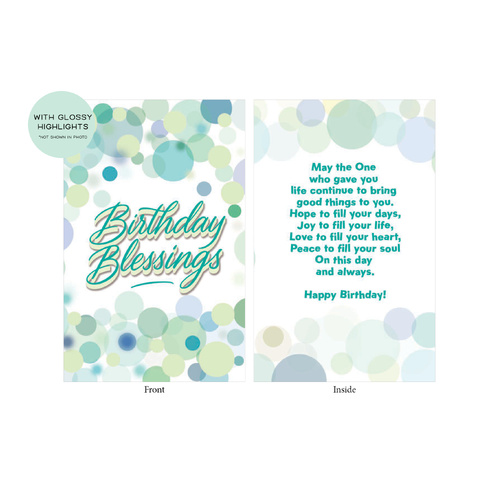 Card - Birthday Blessings