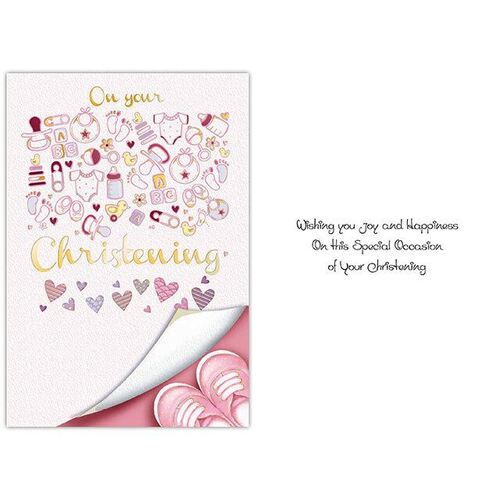 Card - Christening Girl