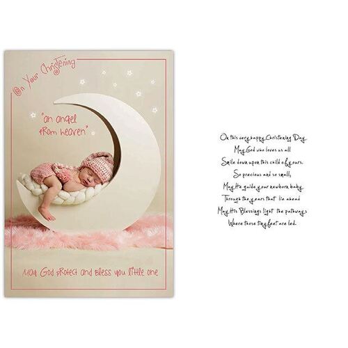 Card - Christening Girl