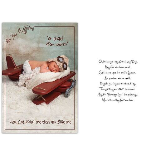 Card - Christening Boy