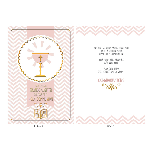 Communion Cards - Granddaughter