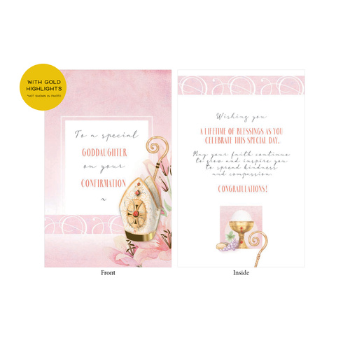 Card - Confirmation Goddaughter