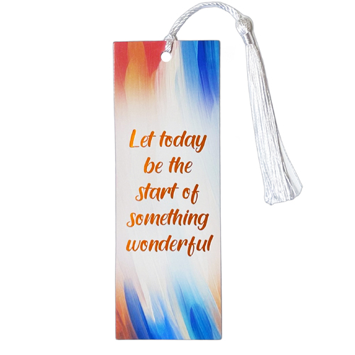 Bookmark Laminated w/Tassel - Something Wonderful