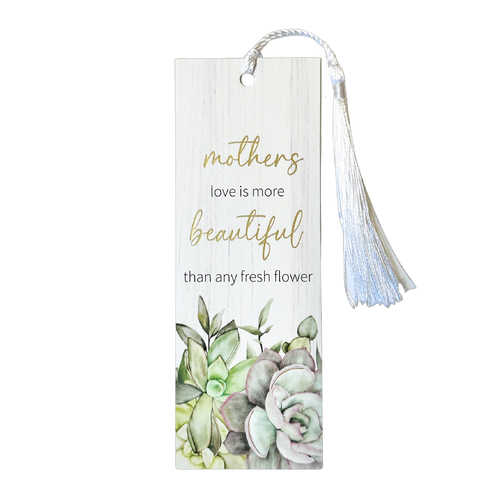 Bookmark Laminated w/Tassel - Mothers