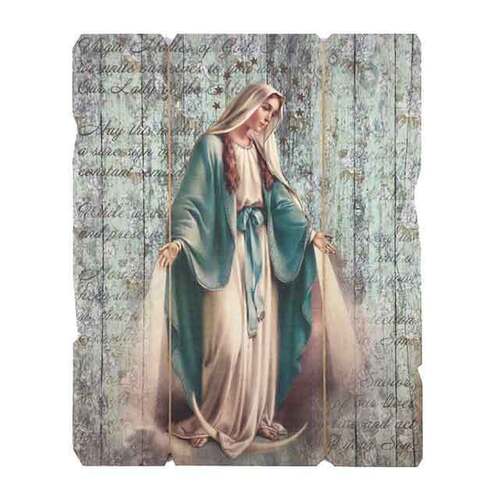 Plaque Vintage Saint - Miraculous-(190x235mm)