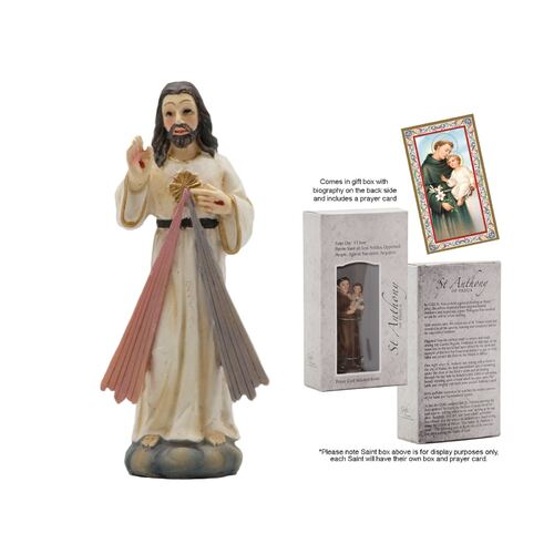 Statue 9cm Resin - Divine Mercy