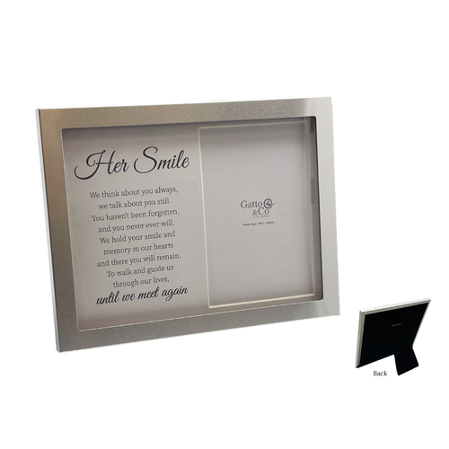 Silver Photo Frame - Her Smile