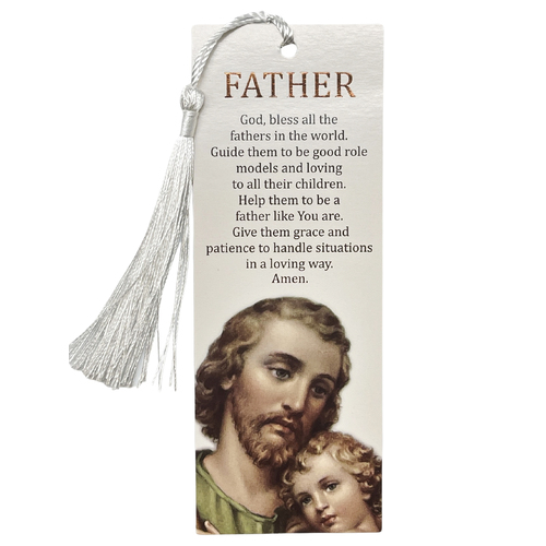 Bookmark Laminated w/tassel - Father