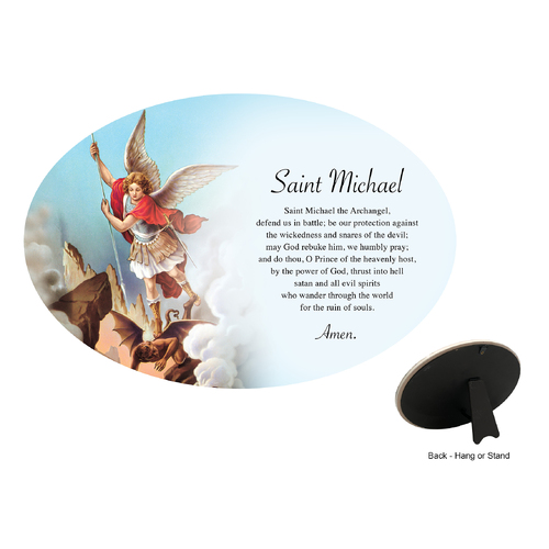 Heavenly Ceramic Plaque - Saint Michael