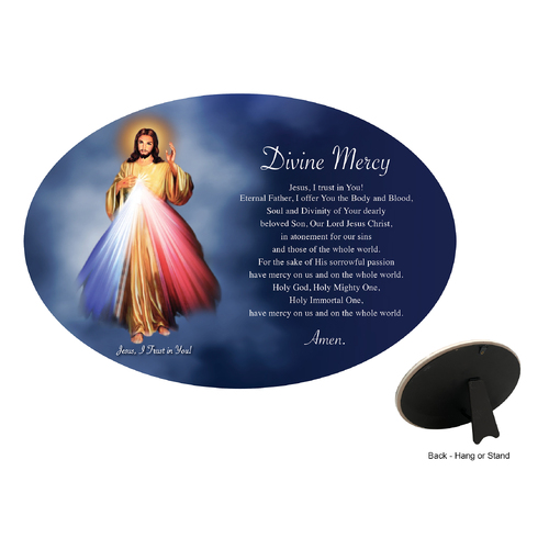 Heavenly Ceramic Plaque - Divine Mercy