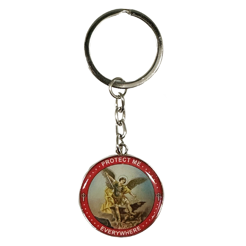 Keyring Metal St Michael