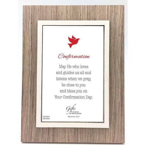 Confirmation Wood Frame - Brown