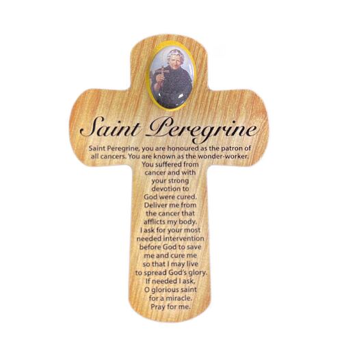 Palm Cross - St Peregrine