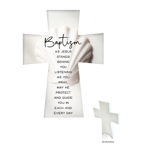 Ceramic Cross - Baptism