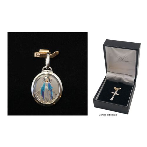 Sterling Silver Our Lady of Grace Medal
