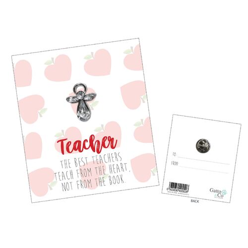 Lapel Pin Always With You Angels - Teacher