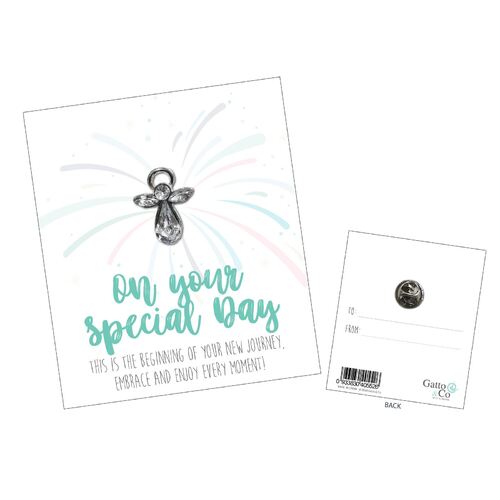 Lapel Pin Always With You Angels - Special Day