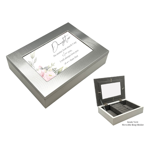 Jewellery Box Silver - Daughter