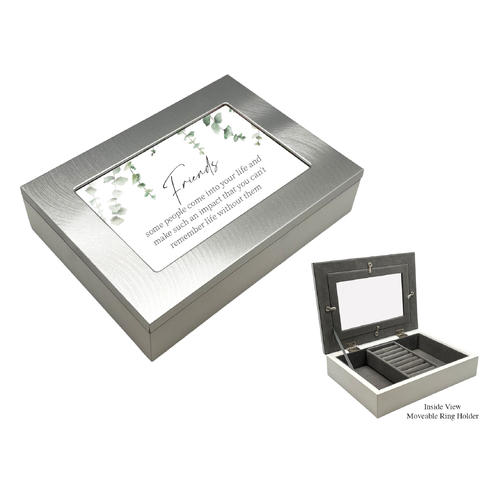 Jewellery Box Silver - Friend