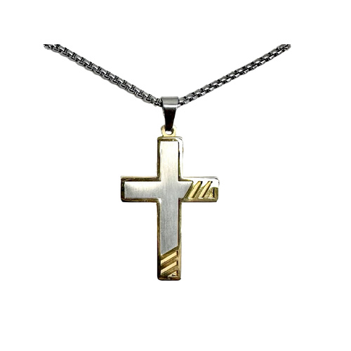 Gift of Faith Necklace with Gold Cross