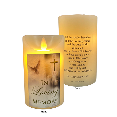 LED Wax Scented Candle - In Loving Memory
