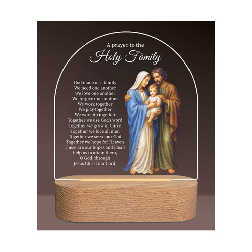 Divine Collection LED Plaque - Holy Family