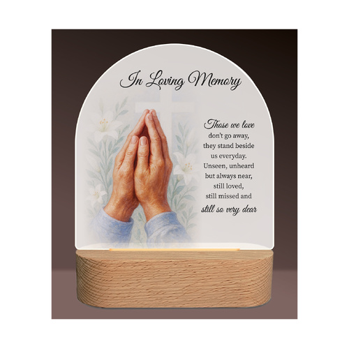 Divine Collection LED Plaque - In Loving Memory