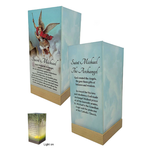 Cathedral LED Light Lamp - St Michael