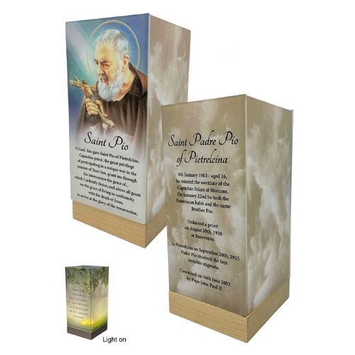 Cathedral LED Light Lamp - St Pio