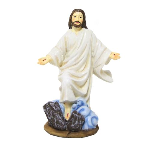 Statue 9cm Resin - Risen Christ