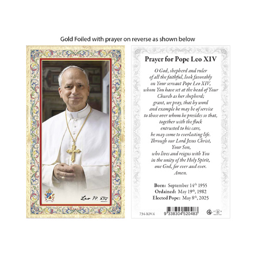 Holy Card 734  - Pope Leo XIV