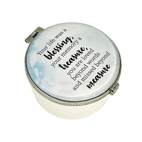 Rosary Porcelain Box - Blessing