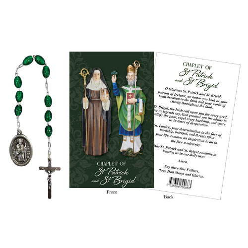 Rosary Chaplet St Patrick and St Brigid - 5mm Beads