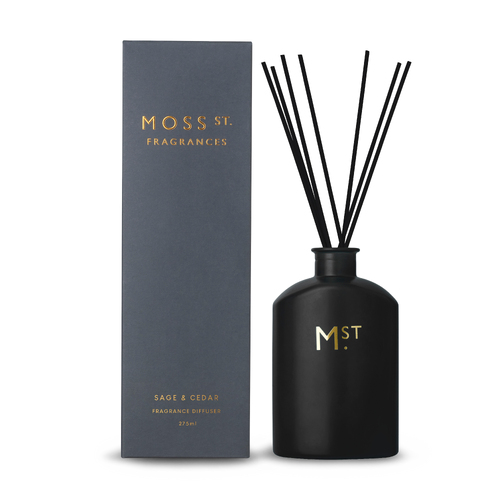 Moss St Fragrance Diffuser - Sage & Cedar
