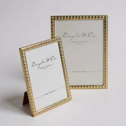 Gold Punch Dotted Frame 4 x 6