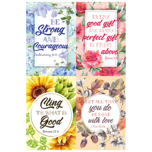 Memo Pad - Set of 4: Floral