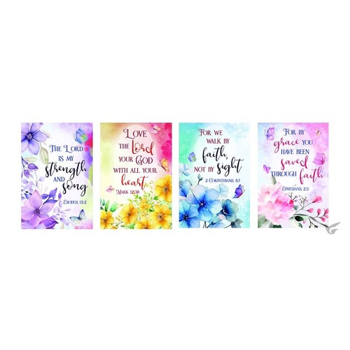 Memo Pad - Set of 4: Floral
