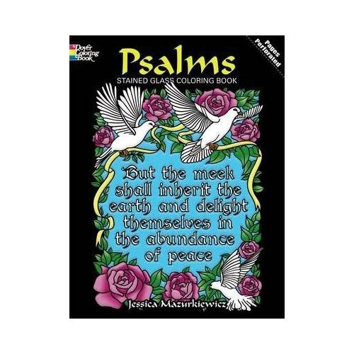 Psalms Stained Glass Colouring Book
