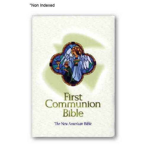New American Bible First Communion White