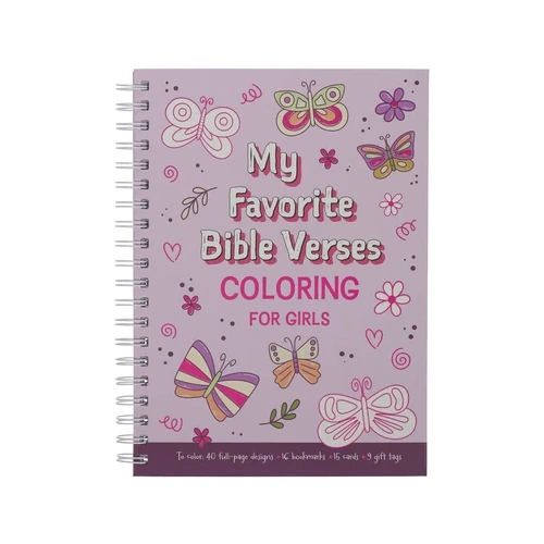 My Favorite Bible Verses: Coloring for Girls