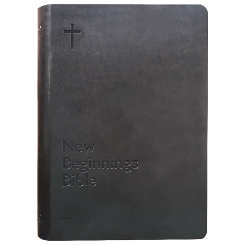 NIV New Beginnings Bible Charcoal