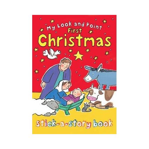 My Look and Point First Christmas Stick-A-Story Book