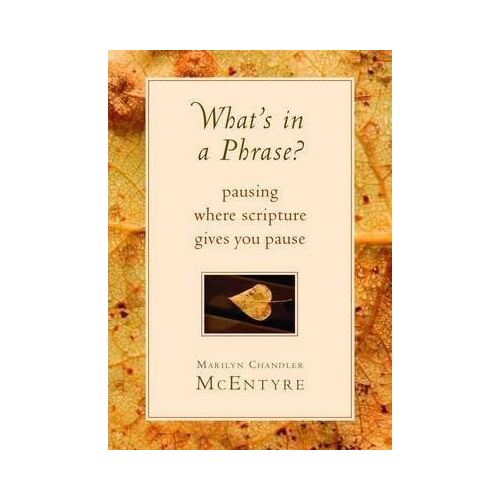 What's in a Phrase?: Pausing Where Scripture Gives You Pause