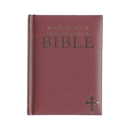 Catholic Child's First Communion Bible - Red