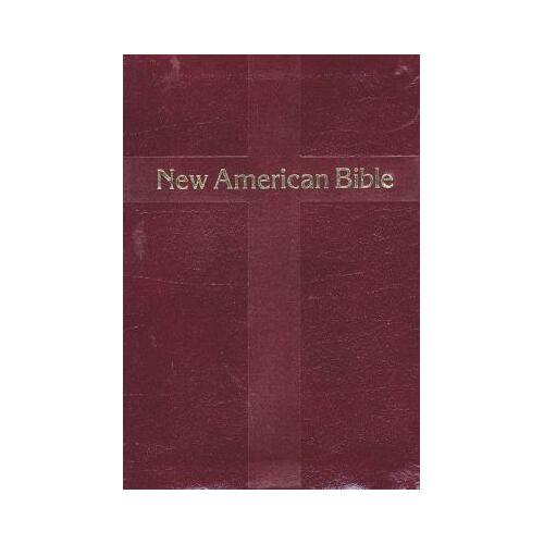 New American Bible Burgundy Leather Gold Edges
