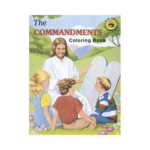 Commandments Colouring Book