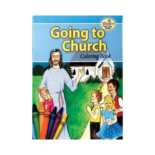 Going To Church Colouring Book
